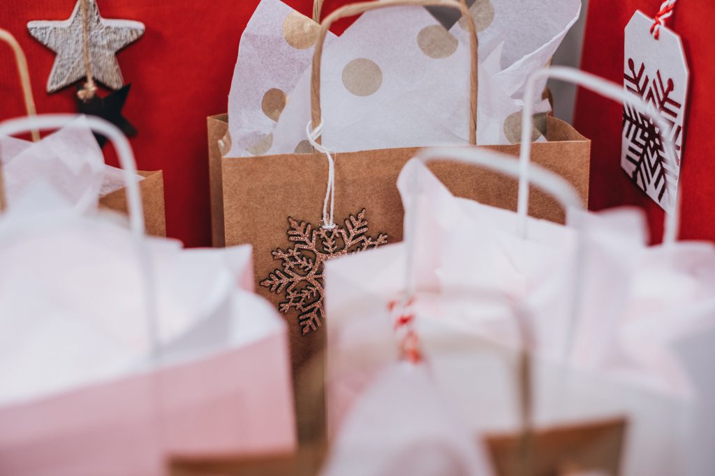 Christmas gifts in bags 3 - free stock photo