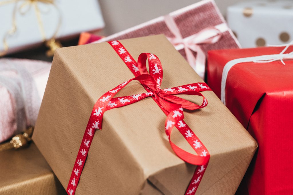 Christmas gifts pile 2 - free stock photo