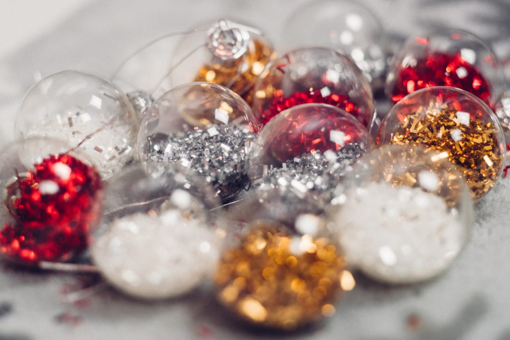 Mini baubles - free stock photo