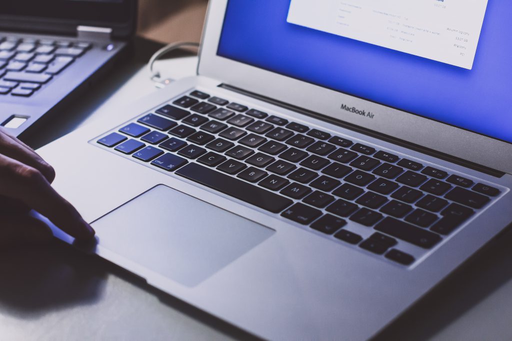 Man using a MacBook 2 - free stock photo