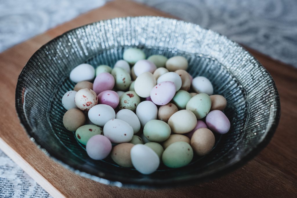 Easter chocolate eggs - free stock photo