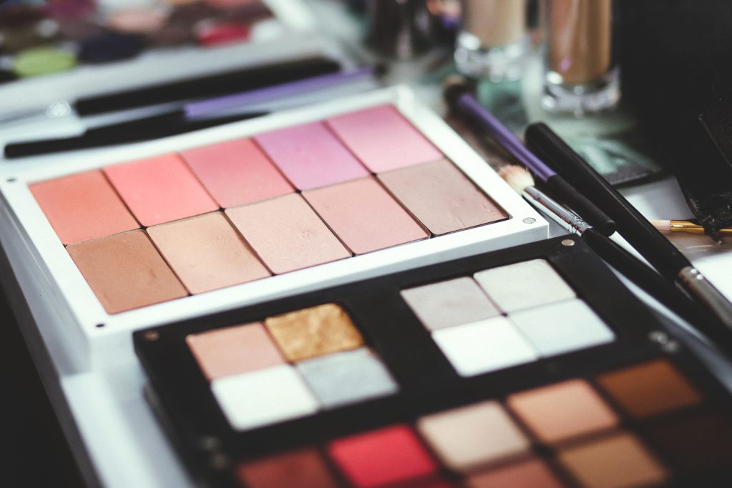 Blush and eyeshadow palettes - free stock photo