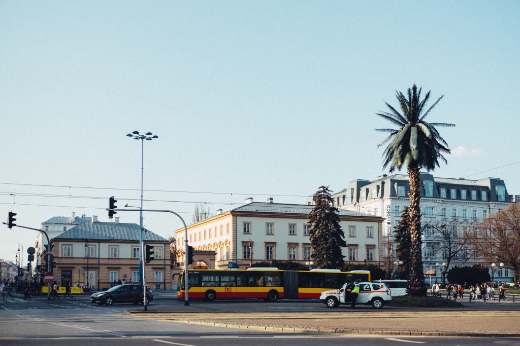 City street in the afternoon - free stock photo