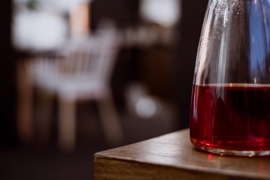 Fruit tea in a glass tea pot 3 - free stock photo