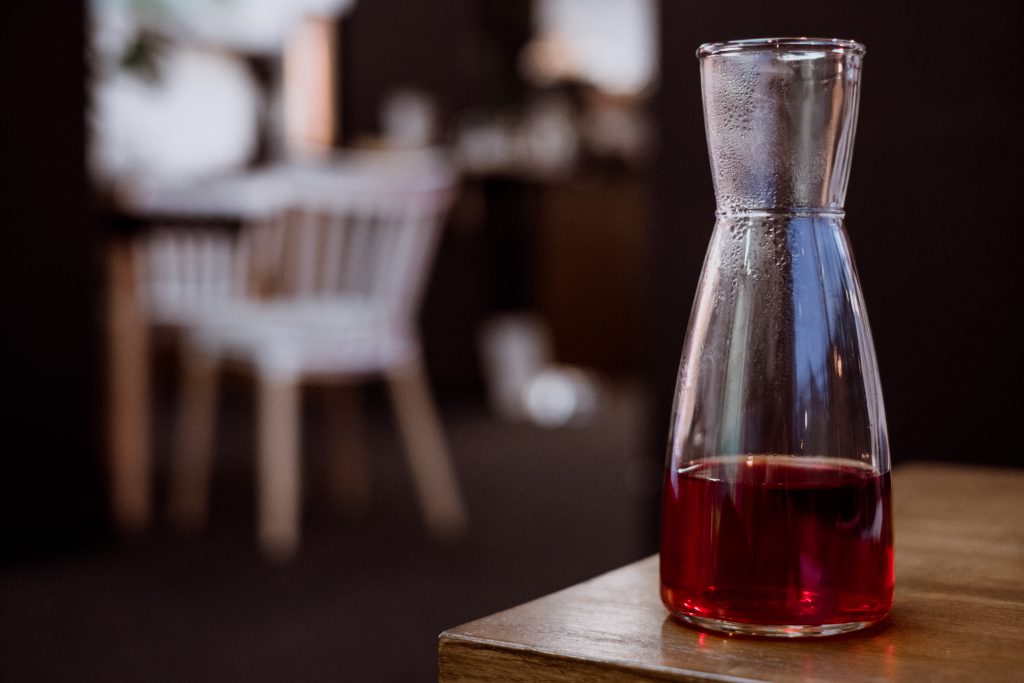 Fruit tea in a glass tea pot 4 - free stock photo