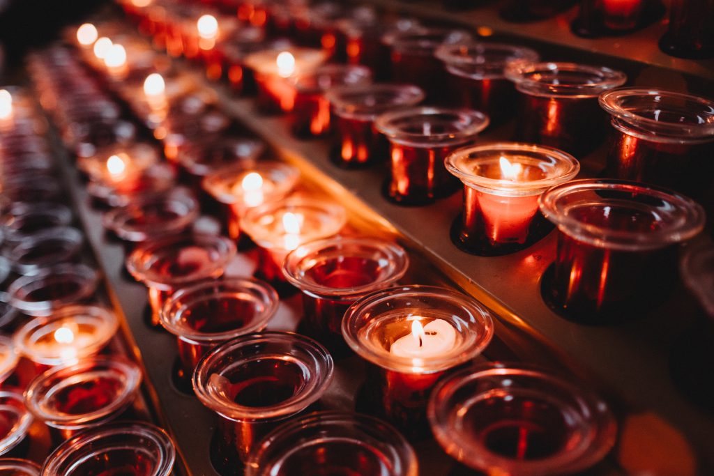 Votive candles 6 - free stock photo