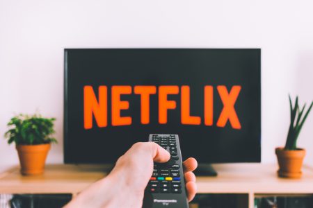 Watching Netflix on TV - free stock photo
