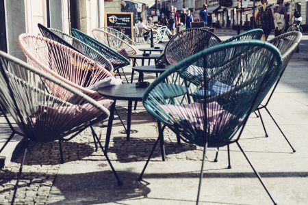 Café outdoor furniture - free stock photo