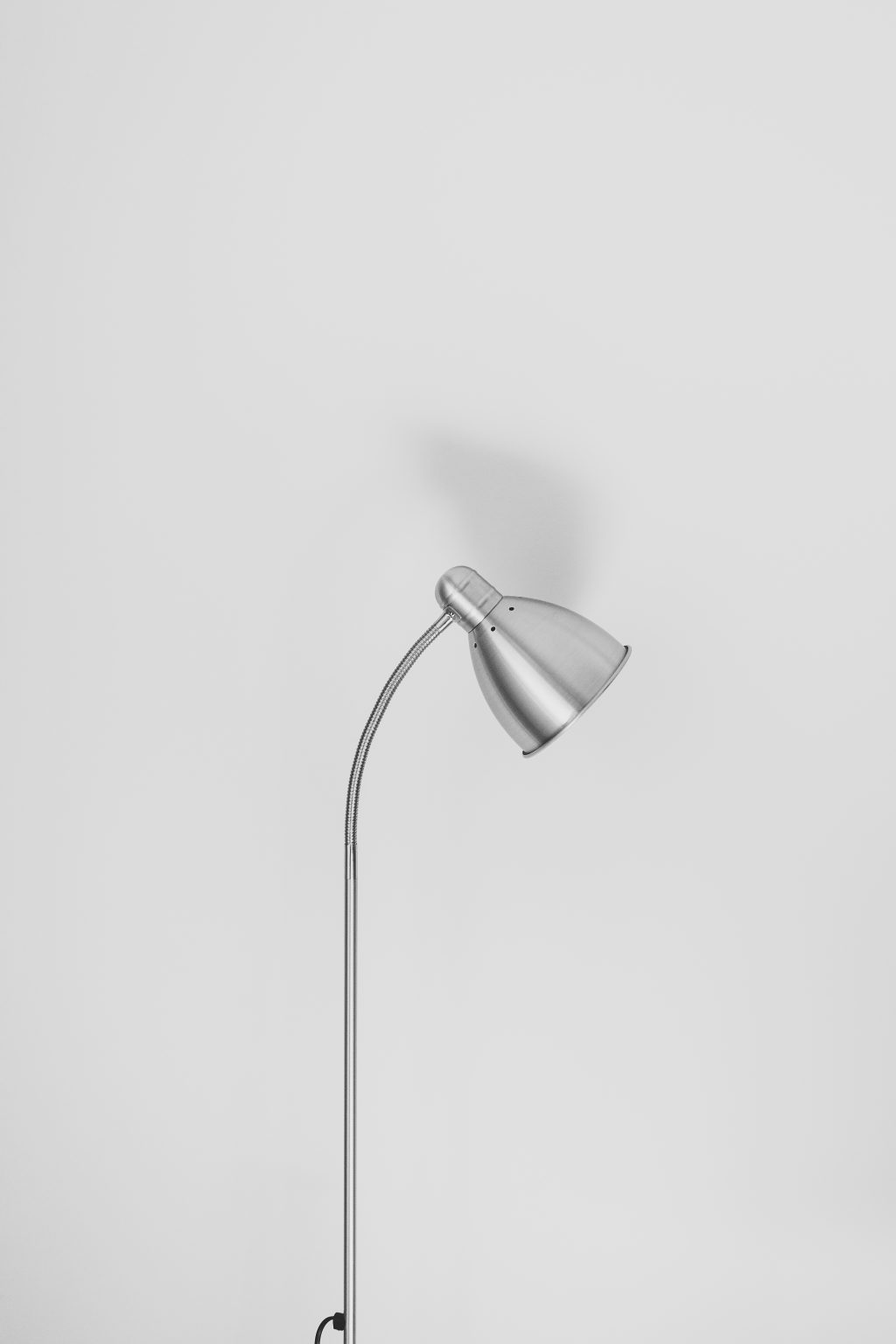 Metal desk lamp - free stock photo