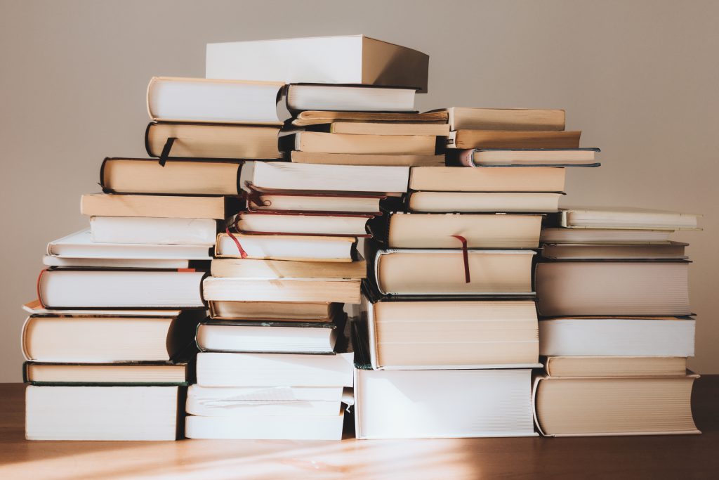 Pile of books - free stock photo