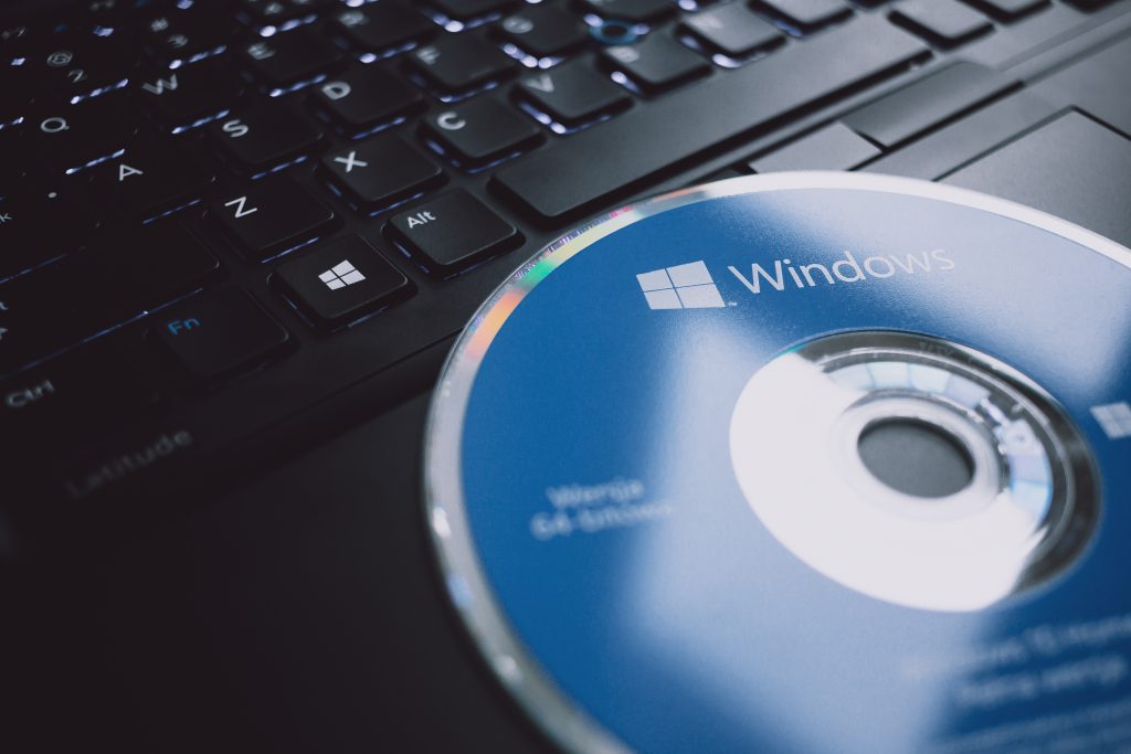 Windows software compact disk - free stock photo