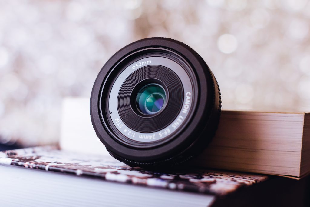 Canon camera lens - free stock photo