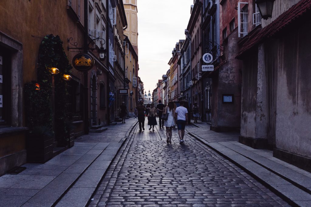 Old Town street in the late afternoon 2 - free stock photo