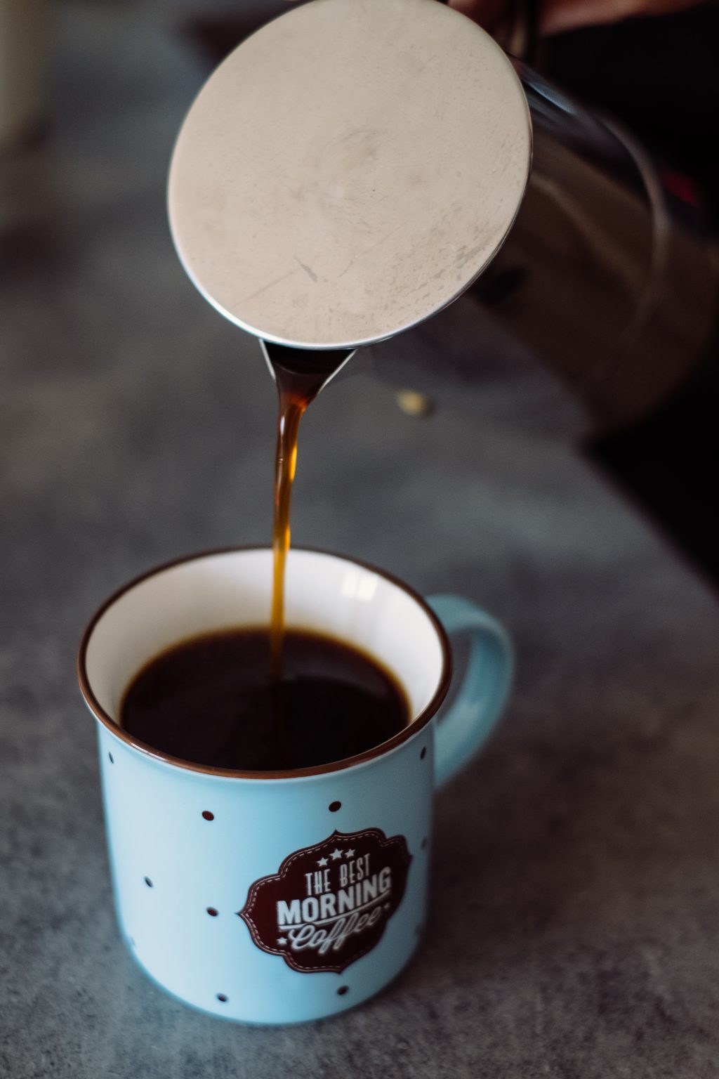 Pouring coffee from a percolator 2 - free stock photo