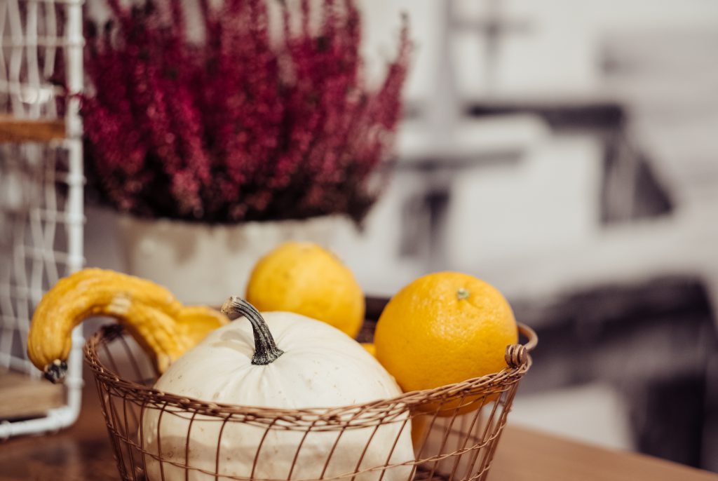 Halloween kitchen decoration closeup - free stock photo