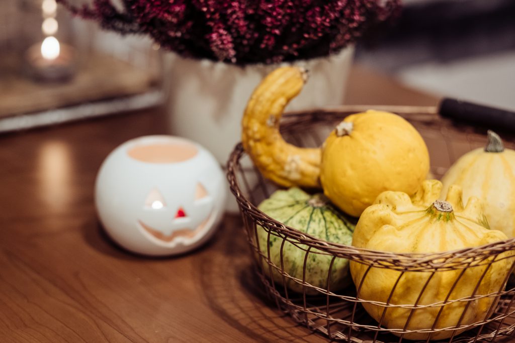 Halloween kitchen decoration closeup 3 - free stock photo