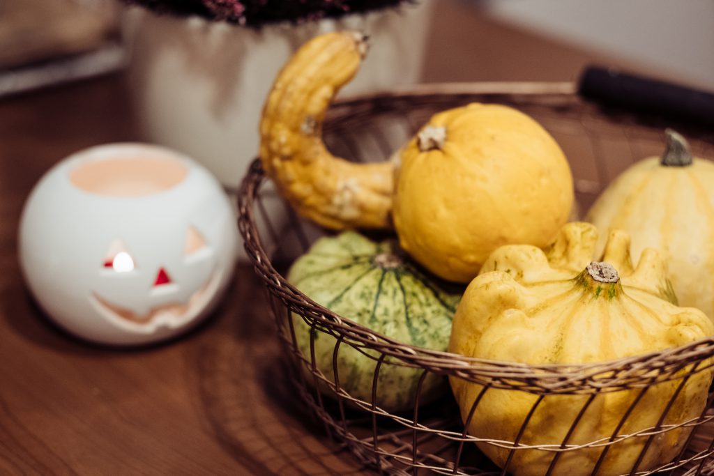 Halloween kitchen decoration closeup 4 - free stock photo