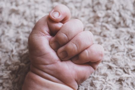 Newborn baby’s fist - free stock photo