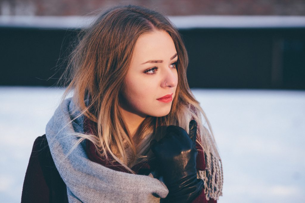 A girl winter portrait 6 - free stock photo