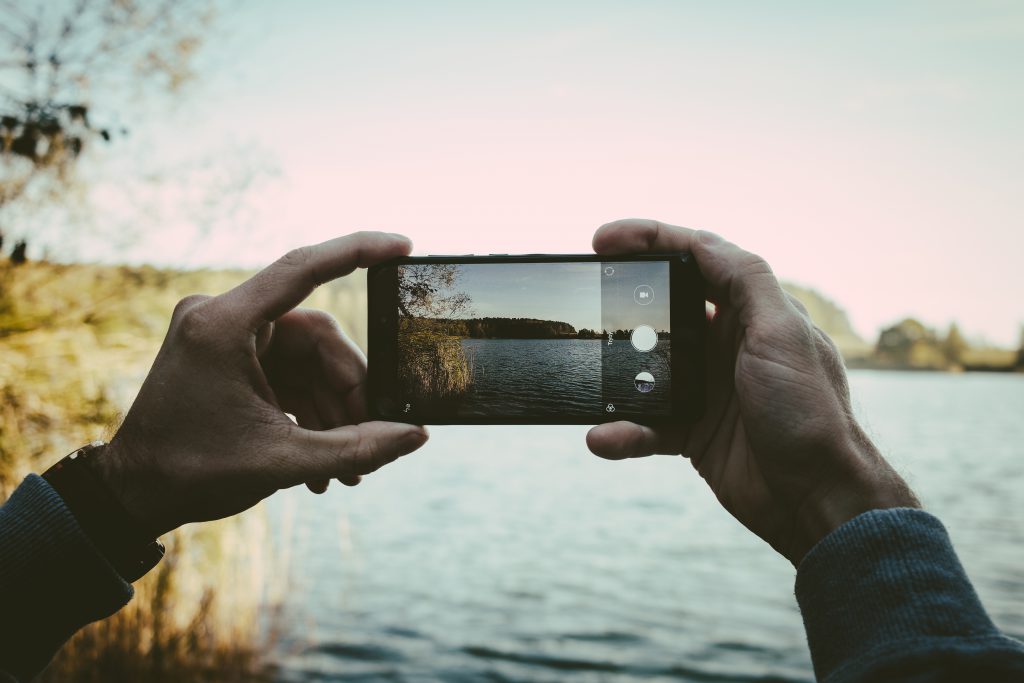 Man taking a picture with his cellphone 2 - free stock photo