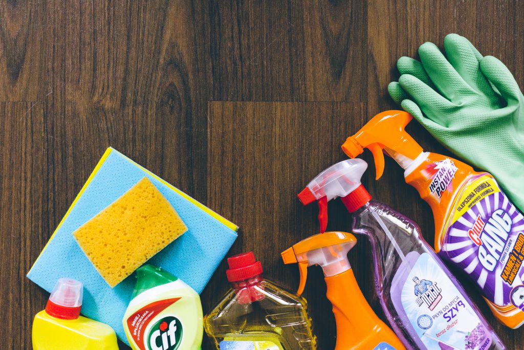 Household cleaning products - free stock photo