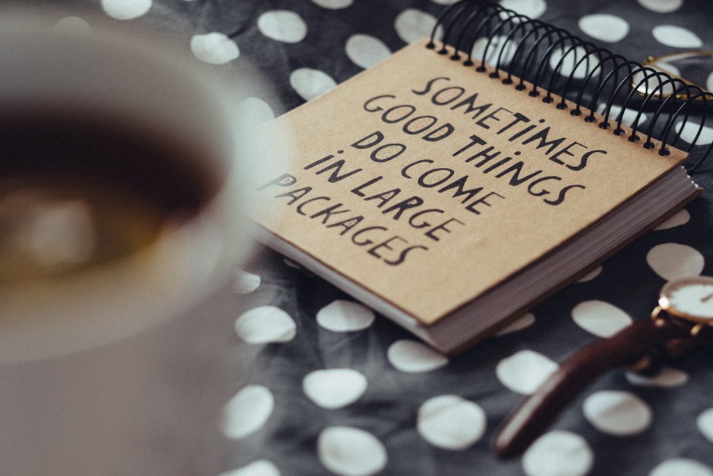 Good things notebook 3 - free stock photo