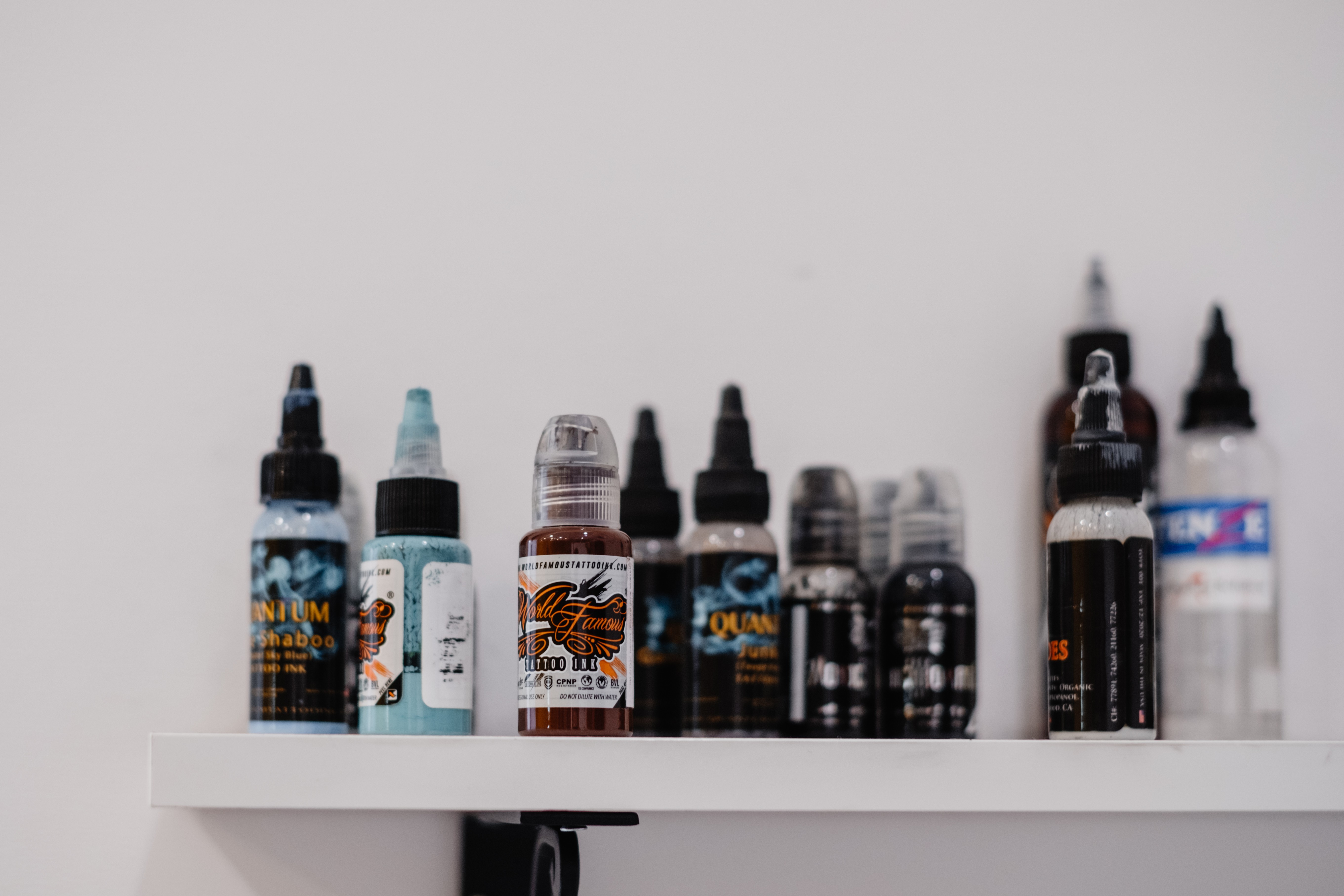 Tattoo ink bottles - freestocks.org - Free stock photo