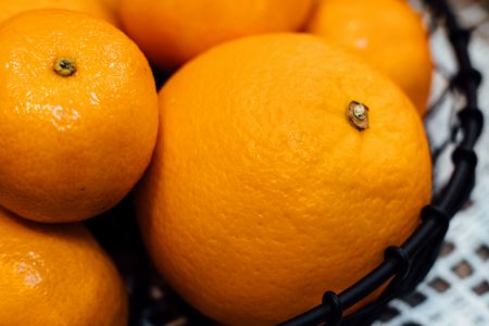 Bowl of oranges and mandarins - free stock photo