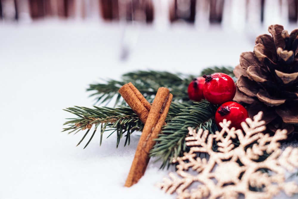 Christmas spruce decoration 5 - free stock photo