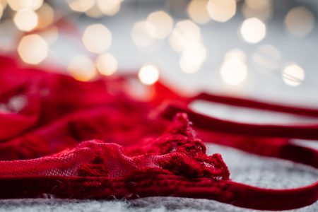 Red lace lingerie 2 - free stock photo