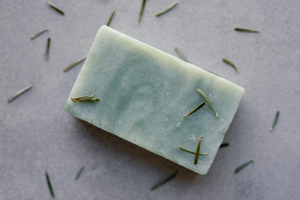 Mint handmade soap bar 3 - free stock photo