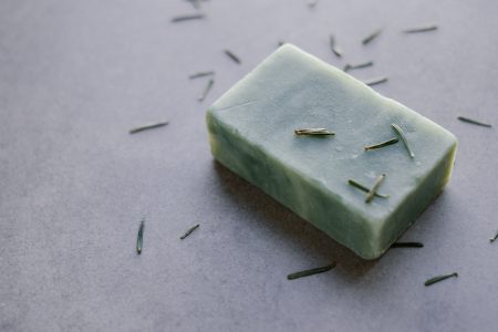 Mint handmade soap bar 4 - free stock photo