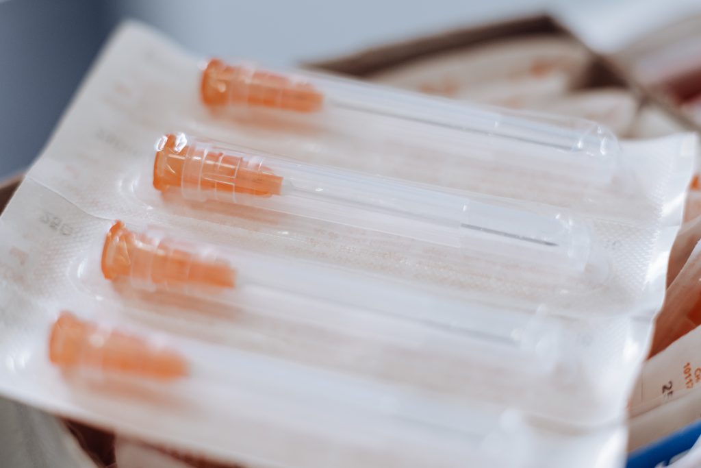 Disposable sterile needles - free stock photo