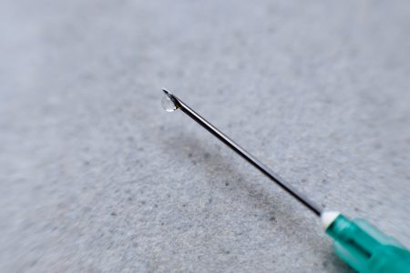 Disposable syringe needle macro - free stock photo