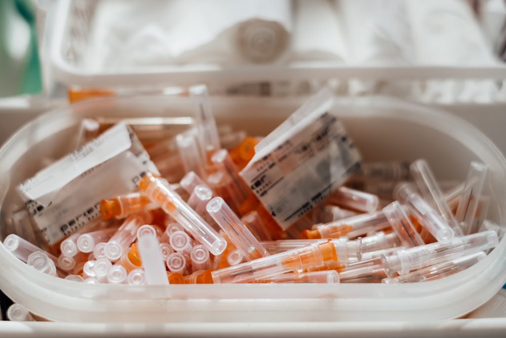 Disposable syringe needles - free stock photo