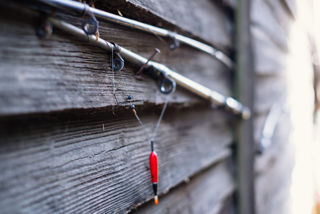 Old fishing rods - free stock photo