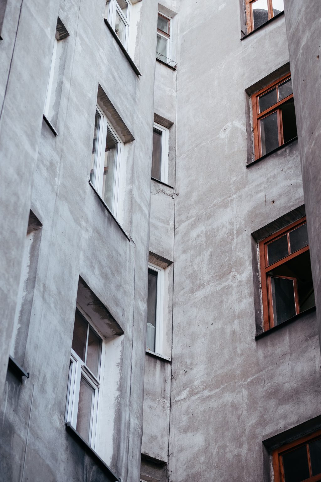 Grey building - free stock photo