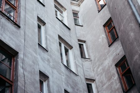 Grey building 2 - free stock photo