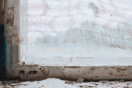 Abandoned ruined building window sill 3 - free stock photo