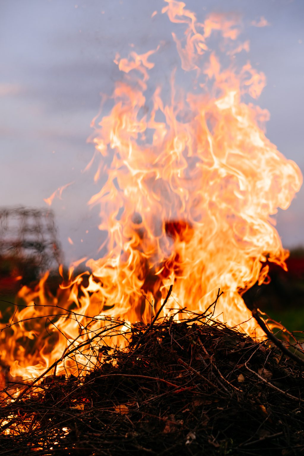 Bonfire flames 3 - free stock photo