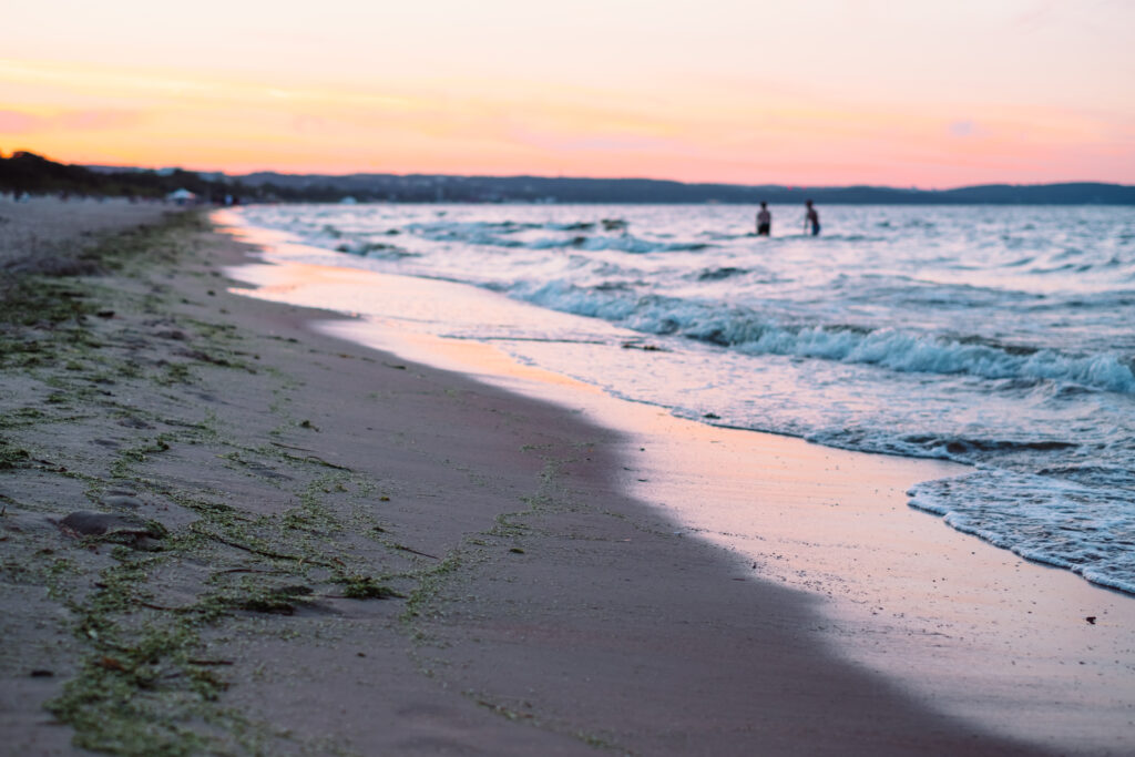Sunset at seashore 7 - free stock photo