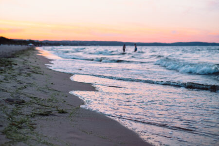 Sunset at seashore 8 - free stock photo