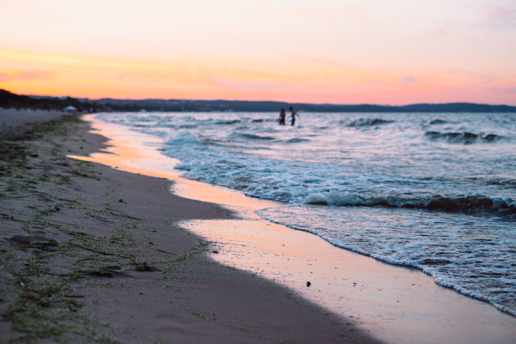 Sunset at seashore 9 - free stock photo